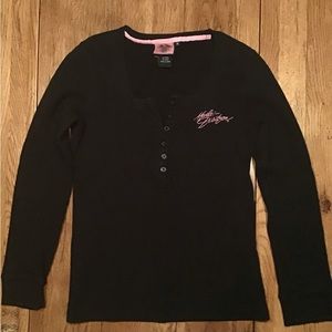 Harley Davidson waffle knit